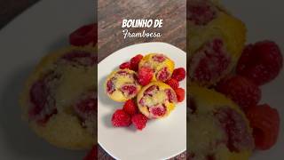 Bolinho de framboesa mas você pode substituís por outra fruta bolo dicas rapido framboesa [upl. by Ardnaeel254]