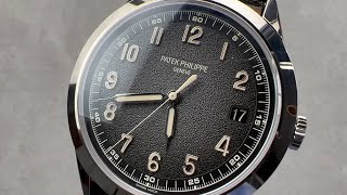 2022 Patek Philippe Calatrava Charcoal Dial 5226G001 Patek Philippe Watch Review [upl. by Aikal]