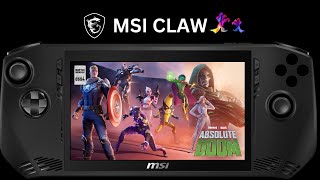 MSI Claw Ultra 5 135H  Fortnite  720p 25W [upl. by Nohsreg]