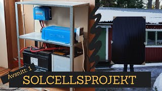 OFF GRID SOLCELLER amp BATTERI  INFORMATION TEKNISK DATA  Avsnitt 1 [upl. by Dnamron645]