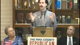 Borat visits the Pima County Republican club [upl. by Tuppeny]