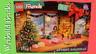 Friends Advent Calendar Day 1 webuildbricks lego friends [upl. by Lapham171]