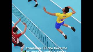 Spike Volleyball  Motion Capture  La schiacciata [upl. by Neelrac]