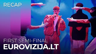 EurovizijaLT 2024 Lithuania  First SemiFinal  RECAP [upl. by Ilonka464]