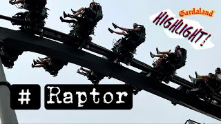 Raptor  Gardaland  2022 [upl. by Kenna]