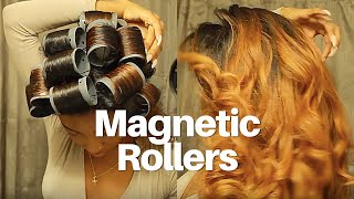 Struggle Roller Set On Natural Hair [upl. by Hardej]