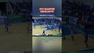 4th quarter highlights Mindoro vs Manila  MPBL Regular Season  mpbl2024 mindoro manila [upl. by Phylys]