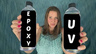 Which is BETTER UV Resin VS Epoxy Resin [upl. by Teplica784]