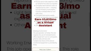 Earn 3833 as a Virtual Assistant  Rivvly [upl. by Ennayelhsa748]