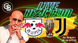 LIPSIA JUVE  CHAMPIONLEAGUE  LIVE REACTION  VAMOOOOSSSS [upl. by Nayrda]