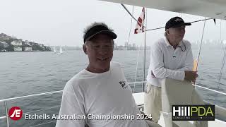 Day 1 of the 2024 Australian Etchells Championship [upl. by Ahsenat]