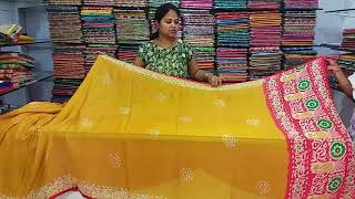 Bathik Print Chiffon Sarees Price525 Episode366  Vigneshwara Silks  9603938938 7661976427 [upl. by Ailahtan]