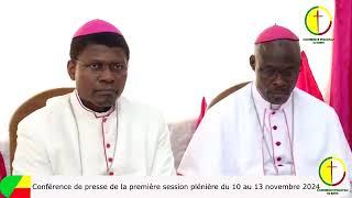 Communiqué final de la session plénière de la conférence des évêques du Bénin à Lokossa [upl. by Enaile]