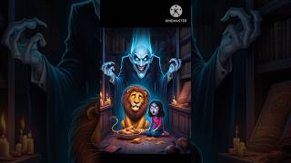 शेर और भूत लड़की की कार्टून स्टोरी Lion and Ghost Girl Cartoon Story in Hindi Animated Comedy [upl. by Schwarz]