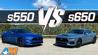 Old vs New  How Does the 2024 Ford Mustang GT Compare to the S550 [upl. by Callean]