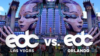 EDC Las Vegas vs EDC Orlando How Do They Compare [upl. by Akemad]