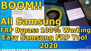 Easy Samsung FRP Tool All Samsung FRP Bypass 100 Working [upl. by Aelaza455]