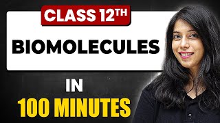 Biomolecules in 100 Minutes  Chemistry Chapter 10  Full Chapter Revision Class 12th [upl. by Pennebaker]