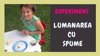 Experiment Lumânarea cu spume [upl. by Sylado149]