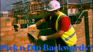 Bricklaying Vlog  Boundary Wall Heritage  Laying BackwardsPick n Dip  Part 1 [upl. by Drusy565]