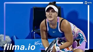 Bianca Andreescu vs Harriet Dart 2023 WTA Match Highlights  Event Video Thailand [upl. by Falo]