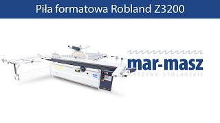 Piła formatowa Robland Z3200  MarMasz  Woodworking Machines [upl. by Alleon359]