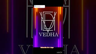 Graphics design name logo procreate shortsfeed vedha viralshort subscribe growonyoutube shorts [upl. by Laenahtan57]