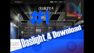 Daslight 4 Download Tutorial 1  LightDrummer [upl. by Huxley97]