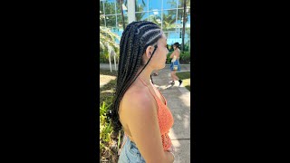 Box Braids With Curls Box Braids Hairstyles Fulani Braids [upl. by Thorndike]