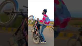 One wheeling talha 7amp bikestunt bikewheeling fypyoutube [upl. by Eirek]