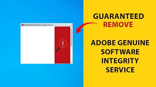 Guaranteed  How to Disable Adobe Genuine Software Integrity Service 2022 [upl. by Ainoet]