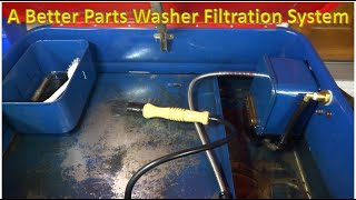 Harbor Freight Parts Washer Filtration System  The Finished Project [upl. by Ellenar]