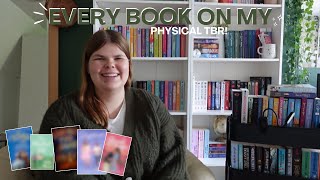 going over every book on my physical tbr [upl. by Bamby]