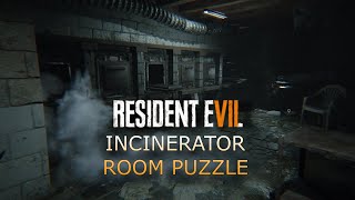 Resident Evil 7Incinerator Room Puzzle [upl. by Simonsen]