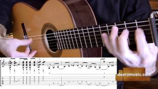 Flamenco Guitar Lesson W TABS  Buleria Falseta 6  Diego de Oro [upl. by Adelia]