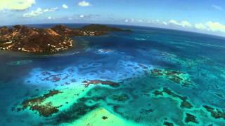 ISLA PROVIDENCIA y Santa Catalina COLOMBIA desde el aire con Drone [upl. by Nithsa]