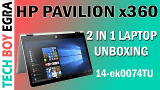 HP Pavilion X360 14ek0074TU  LAPTOP UNBOXING VIDEO [upl. by Ogdon]