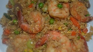 Homemade Chinese Takeout  Beef amp Shrimp fried rice  riz cantonais [upl. by Acimahs]