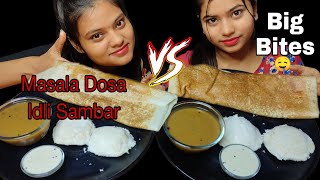 Masala Dosa Eating Challenge Idli Sambar Eating Competition South Indian Food [upl. by Joscelin887]