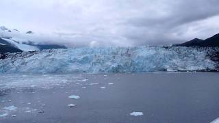 Harvard Glacier in College Fjords Alaska [upl. by Nylatsirhc965]