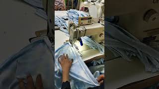 Zipper join🤐 Sewing World Bangladesh machine sewingtechnology leggings factory fashion shorts [upl. by Dyana393]