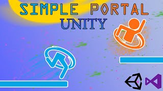 Простой телепорт портал в Unity  Simple teleport portal in Unity [upl. by Araec]