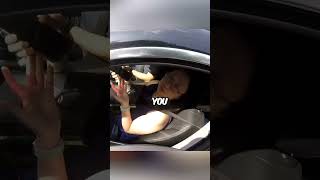 Insane BMW Driver Rear Ends Biker On Purpose 😨 [upl. by Aisya]