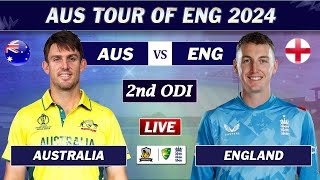 AUSTRALIA vs ENGLAND 2nd ODI MATCH LIVE COMMENTARY  AUS vs ENG LIVE  ENG BAT [upl. by Adran]