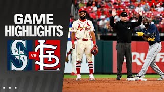 Mariners vs Cardinals Game Highlights 9724  MLB Highlights [upl. by Stannfield143]