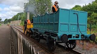 Stephensons Rocket at Locomotion [upl. by Lramaj]