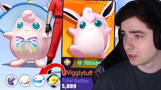 ROLLOUT WIGGLYTUFF Main Reveals their 6000 Games BUILD  Pokemon Unite [upl. by Romola]