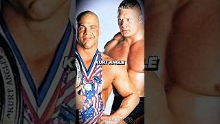 Kurt Angle On Wrestling Brock Lesnar  Joe Rogan shortsfeed joerogan kurtangle brocklesnar [upl. by Lody]