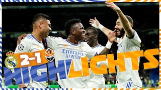 HIGHLIGHTS  Real Madrid 21 Shakhtar  1000th European Cup goal [upl. by Carder392]