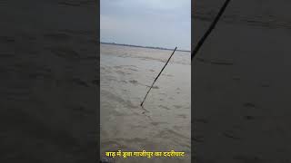 बाढ़ में डूबा गाजीपुर का ददरीघाट  Ghazipur Ganga Flood Ghazipur Ka Badh gangaflood [upl. by Curnin]